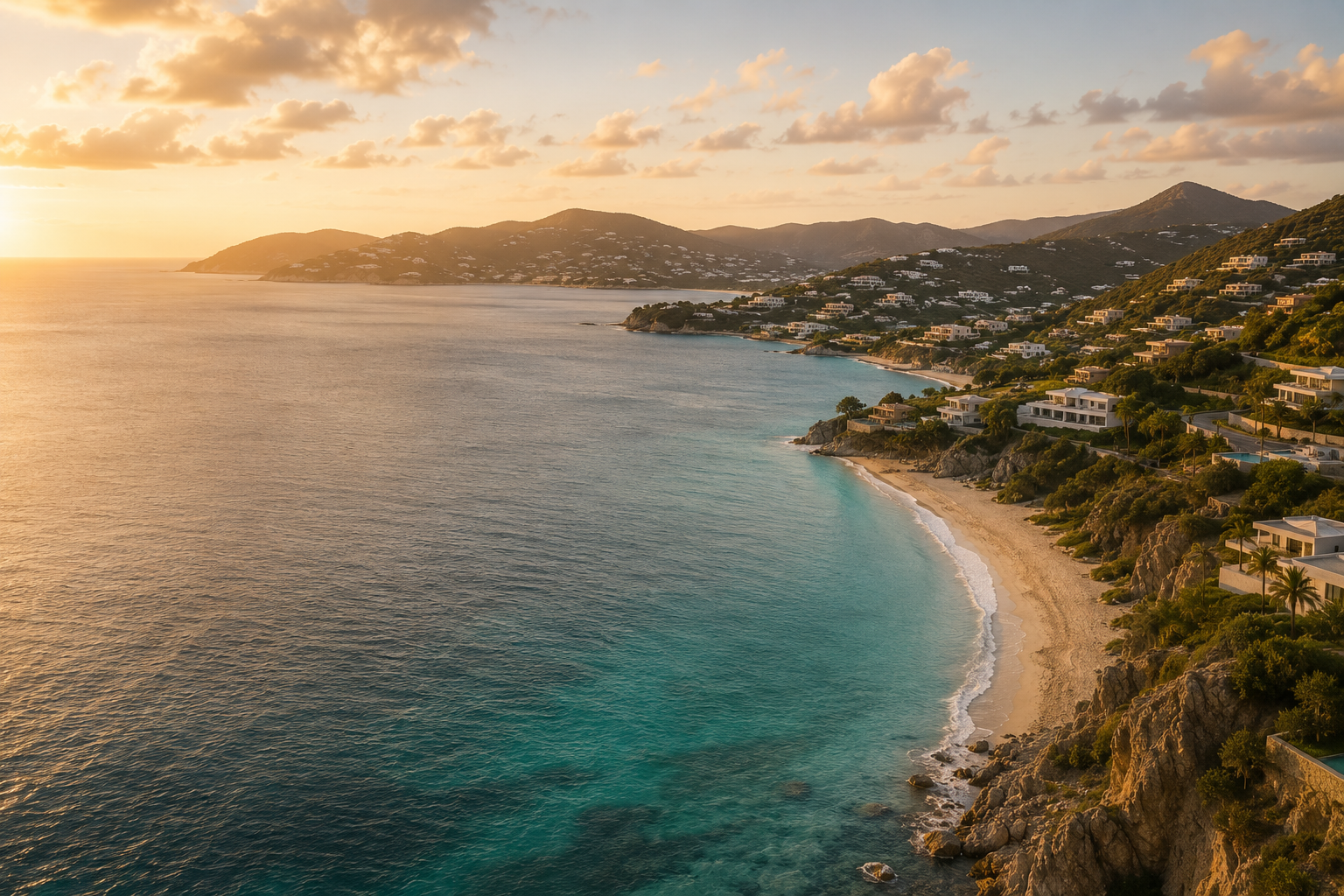 Sint Maarten coastline and marina market setting